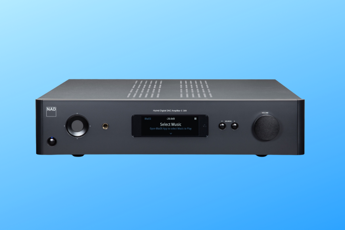 NAD Reveals C 389 HybridDigital DAC Amplifier, A $1499 Integrated With 130W Per Channel, ESS DAC, And Optional BluOS Streaming